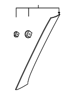 86260K2000 - Body: Pillar Molding for Hyundai Image