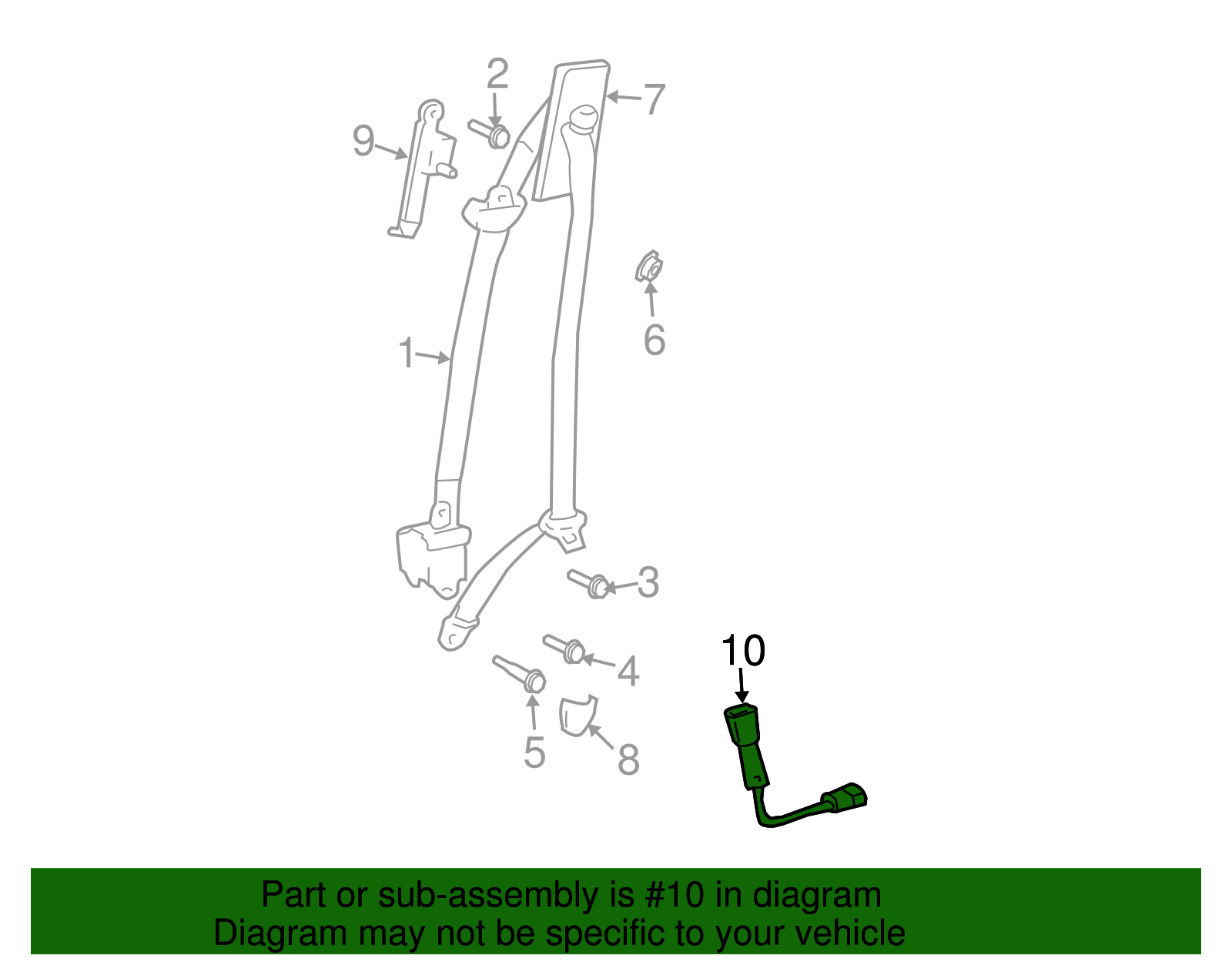 Genuine Toyota FJ Cruiser Passenger Side Armrest – 2013-2014 – OEM 08471-35820-B0