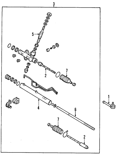 Steering Gear & Linkage for 2009 Kia Sorento #1