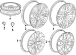 84763001 - : Wheel, Alloy for Cadillac: XT4 Image