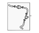 238200P021 - : Vapor Hose for Toyota: Tacoma Image
