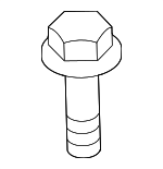 90119A0048 - Body: Bumper Bolt for Toyota: Tacoma, Tundra Image