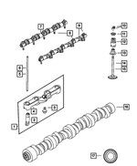 6507067AA - 5.7L Gas; Engine: Hex Flange Head Bolt, Mounting for Mopar Image