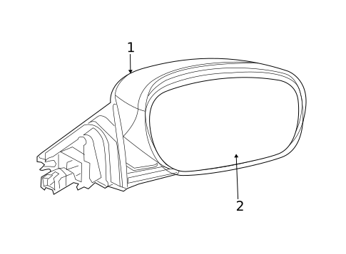 Outside Mirrors for 2006 Dodge Charger #0