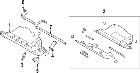 Glove Box for 2025 Toyota GR86 #0