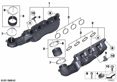 Intake Manifold for 2014 BMW M6 #0