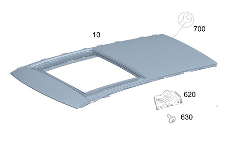Panoramic Roof for 2025 Mercedes-Benz GLE450e #0
