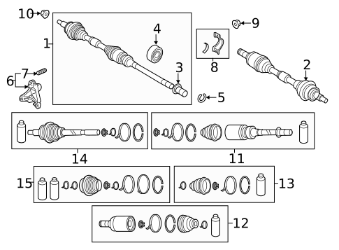 Axle Shafts & Joints for 2019 Mazda CX-5 #1