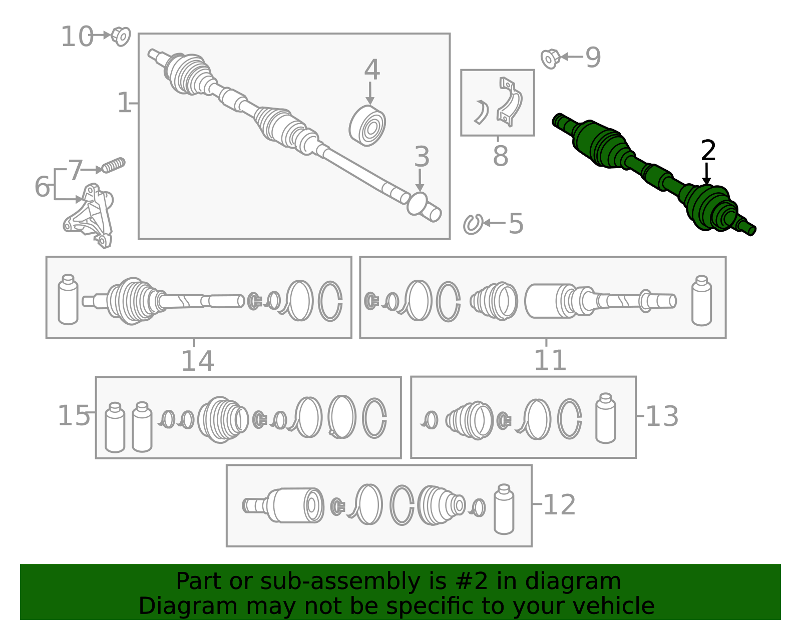 FTH1-25-60X - Axle Assembly - 2017-2025 Mazda | Mazda Swag