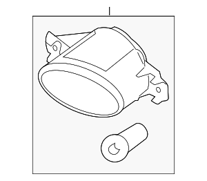 26155JA00A - : Fog Lamp Assembly for Nissan Image