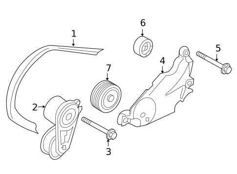 Belts & Pulleys for 2014 Nissan 370Z #0