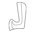 5L8Z7829024AAB - Body: Coat Hook for FORD Image