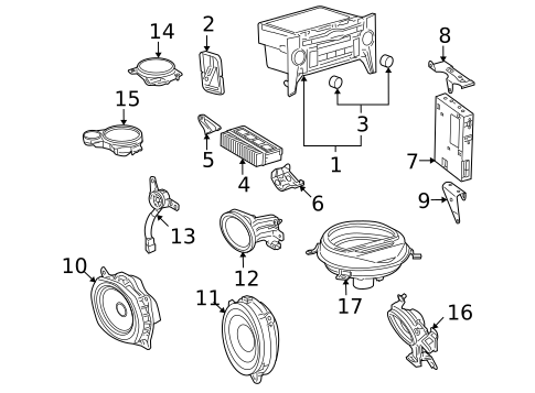 Sound System for 2012 Lexus LS460 #0