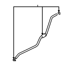 575600W300 - Steering: Return Hose for Hyundai: Santa Fe Image