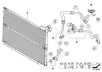 17227565937 - : Engine Oil Cooler Pipe, Flow for BMW Image