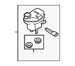 8G1Z2K478A - Body: Reservoir Tank for Ford: Five Hundred, Flex, Taurus, Taurus X | Mercury: Montego, Sable Image