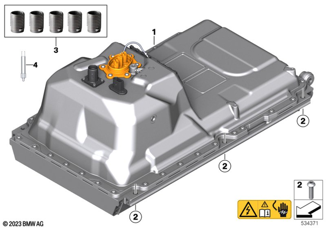 61271539483 - : High-Voltage Storage Unit for BMW-Motorrad Image
