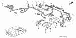77907SL4N81 - Electrical/Exhaust/Heater/Fuel: HOLDER, CONNECTOR (5P) (SKY BLUE) for Honda Image