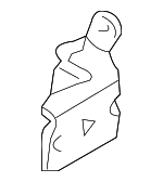 804005AA0B - Body: Upper Hinge for Nissan: Altima, Maxima, Murano, Pathfinder, Rogue Image