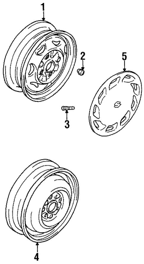 Wheels for 1999 Suzuki Swift #0