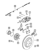 68395678AB - Brakes: Brake Shim Kit for Mopar Image