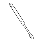 8D5827552F - Body: Strut for Audi: A4, A4 Quattro, S4 Image