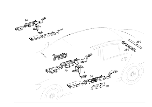 Cable Covers and Cable Ducts for 2018 Mercedes-Benz E300 #0