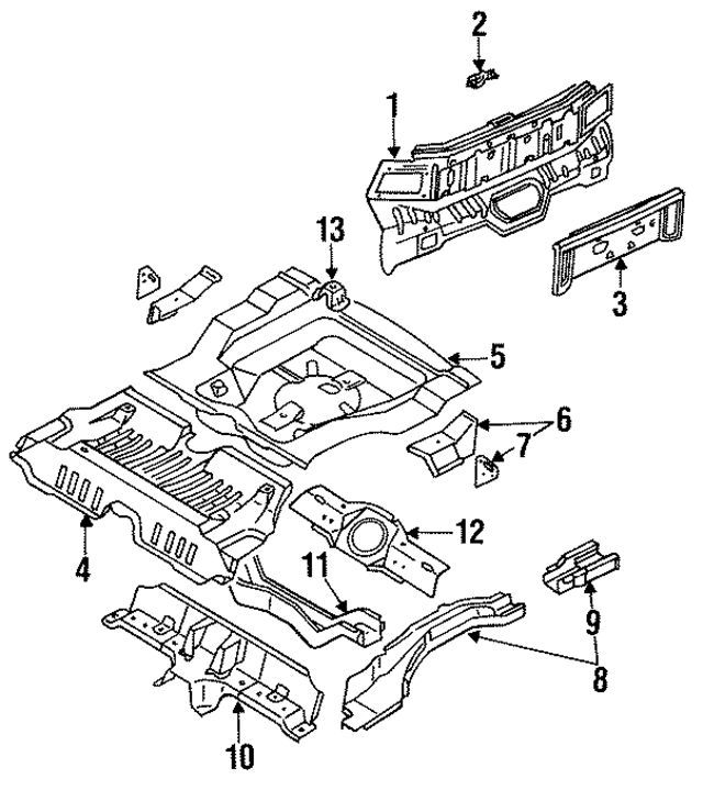 7457450A00 - : Seat Belt Anchor for Nissan Image