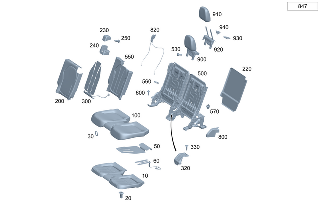 9919932 - Folding Seat: Blind Rivet for Mercedes-Benz Image image