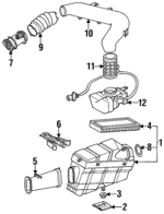 1040901401 - : Air Cleaner Assembly for Mercedes-Benz Image