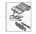 3H133201AE - Engine: Intake Manifold for Volkswagen: Atlas, Atlas Cross Sport, Touareg Image