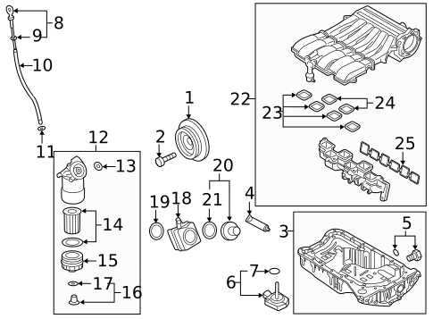 Engine Intake & Exhaust Valves – Fit VW R32 Touareg CC Passat Audi Q7 3.2 3.6 V6 (022109611L, 022109601G)