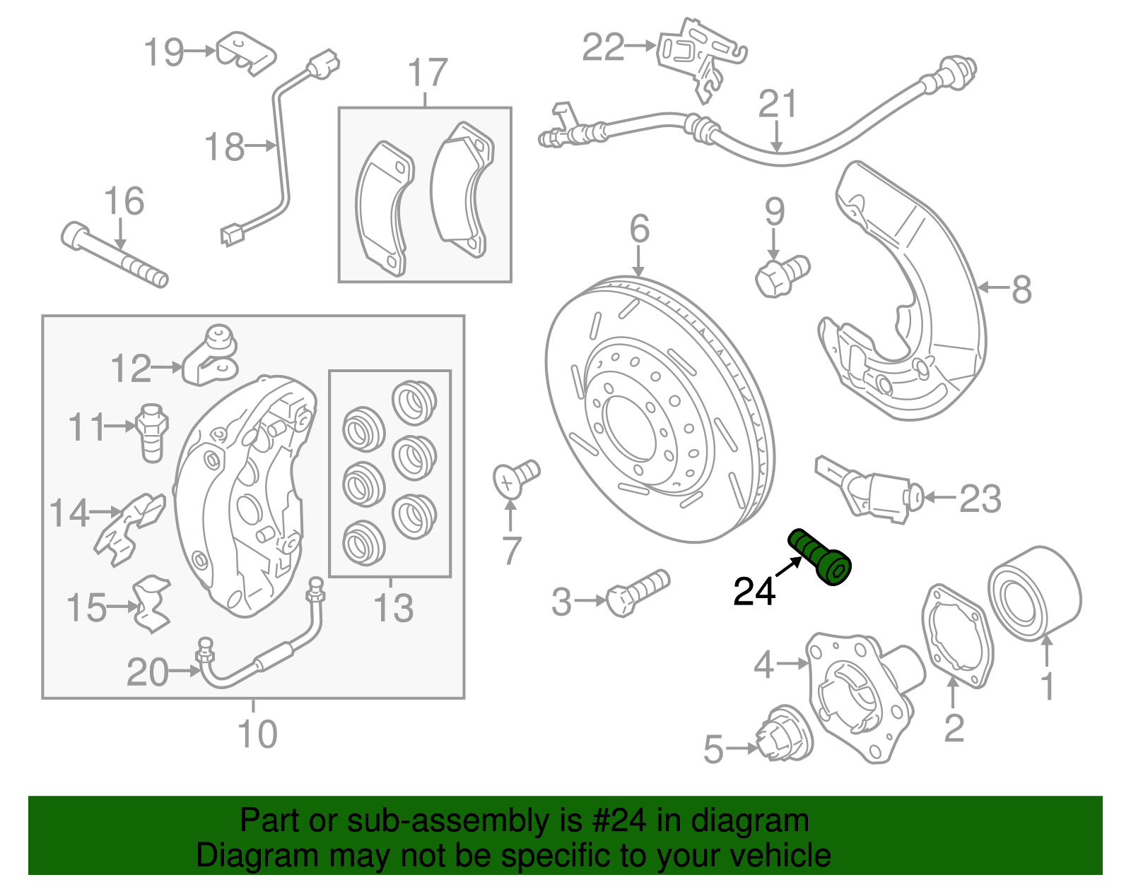 ABS Sensor Screw - Porsche (N-911-454-01)