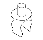 LR087667 - Emission System: Vacuum Hose Clip for Land Rover: Range Rover, Range Rover Sport Image