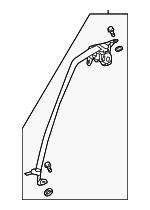 4826TXMA00ZA - Electrical: Center Belt Assembly for Honda: Insight Image