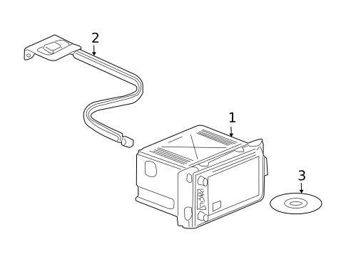 Navigation System Components for 2010 Hummer H3 #0