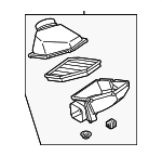 13717856922 - : 2018-2024 BMW - Air Cleaner Assembly for BMW: M5, M8, M8 Gran Coupe Image