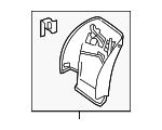 22291011277N31 - Body: Seat Back Panel for Mercedes-Benz Image