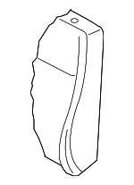 3D0881775Q - Body: Seat Back Pad for Volkswagen: Phaeton Image