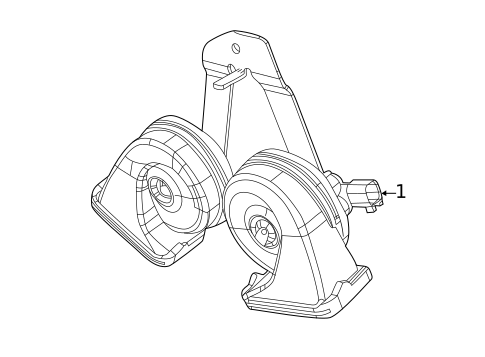 Horn for 2021 Ram 1500 #0