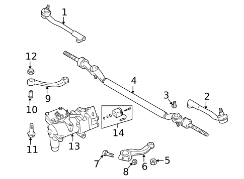 Steering Gear & Linkage for 1997 BMW 750iL #0