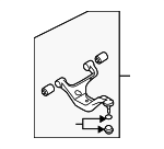 4620265J01 - : Upper Control Arm for Suzuki Image