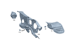 247682270064 - Panelling: Dampening, Transm. Tunnel for Mercedes-Benz Image