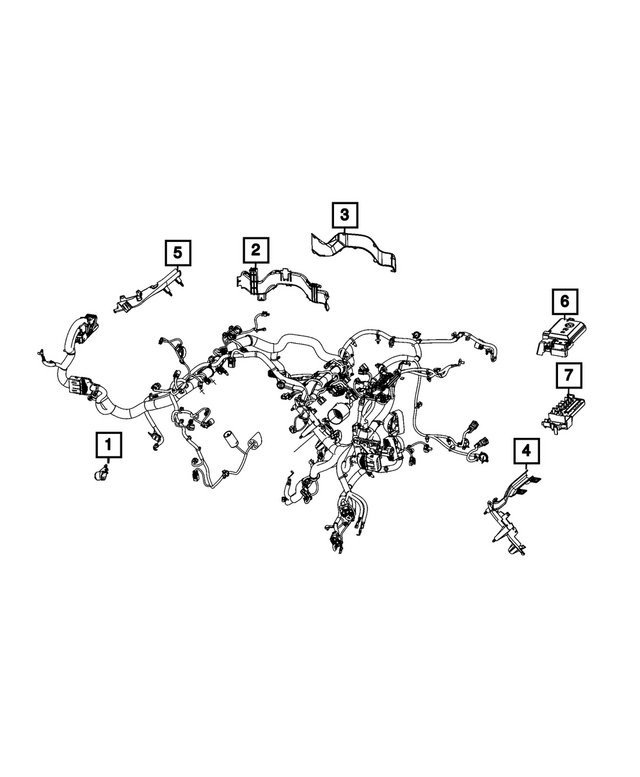 68469425AA - Electrical: Generator Cover for Ram: 1500, 2500, 3500 Image