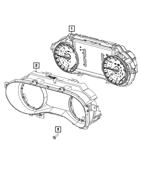 Instrument Panel Cluster for 2024 Chrysler Pacifica #0