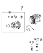 68405122AA - : A/c Compressor Clutch Overhaul Kit for Mopar Image
