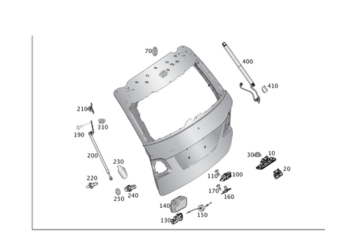 Locking System for 2018 Mercedes-Benz GLE550e #0