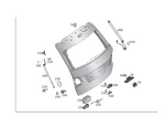 1667400032 - Rear-End Door: Striker for Mercedes-Benz Image