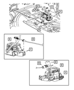 68091343AA - Automatic Transaxle 4 Speed: Transmission Shifter for Mopar Image