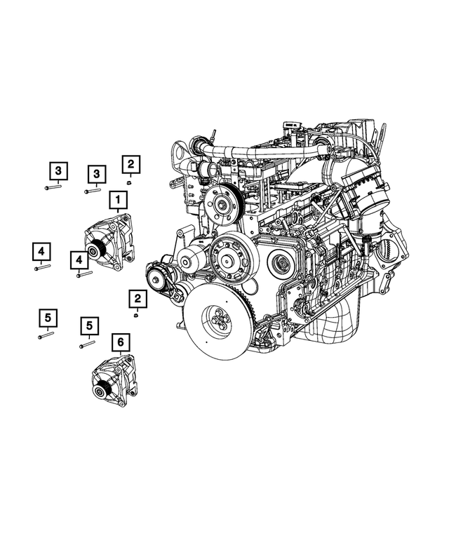 R4801768AA - Electrical: Engine Generator, Remanufactured for Mopar Image
